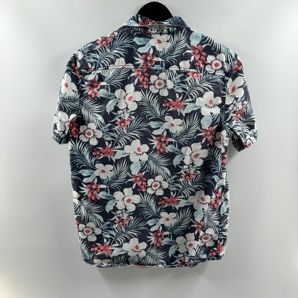 Buffalo David Bitton Tropical Floral Button Down Shirt Men’s Size Small - Picture 6 of 7